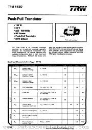TPM4130 datasheet pdf TRW