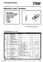 TRW52502 datasheet pdf TRW