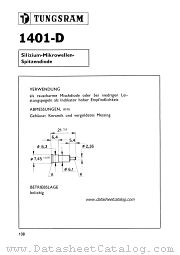 1401-D datasheet pdf TUNGSRAM