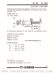 2-AC128 datasheet pdf TUNGSRAM