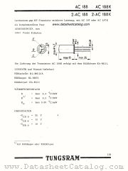 2-AC188 datasheet pdf TUNGSRAM