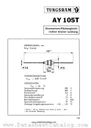 AY105T datasheet pdf TUNGSRAM