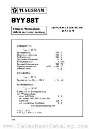 BYY88T datasheet pdf TUNGSRAM