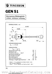 GEN51 datasheet pdf TUNGSRAM