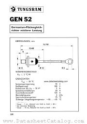 GEN52 datasheet pdf TUNGSRAM
