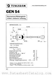 GEN54 datasheet pdf TUNGSRAM