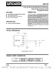 US1175CP datasheet pdf UNISEM
