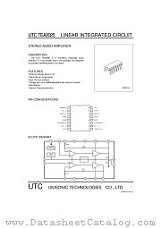 TEA2025 datasheet pdf Unisonic Technologies