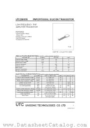 UTC2SA1015 datasheet pdf Unisonic Technologies