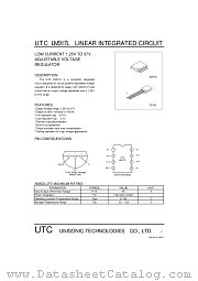 UTCLM317L datasheet pdf Unisonic Technologies