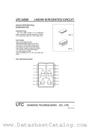 UTCLM339 datasheet pdf Unisonic Technologies