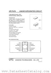 UTCTL074 datasheet pdf Unisonic Technologies