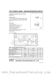 UTCUC3843A datasheet pdf Unisonic Technologies