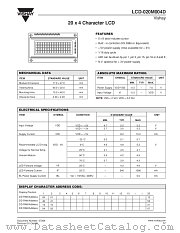 LCD-020M004D datasheet pdf Vishay
