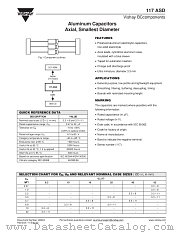 117 ASD datasheet pdf Vishay