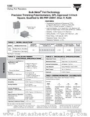1242 (RJ26 STYLE) datasheet pdf Vishay