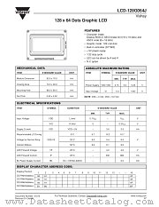 LCD-128G064J datasheet pdf Vishay