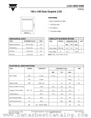 LCD-160G160B datasheet pdf Vishay