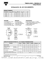 TN0201L datasheet pdf Vishay