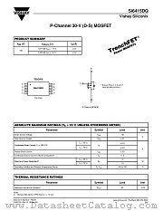SI6415DQ datasheet pdf Vishay