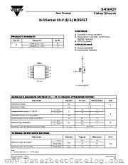 SI4364DY datasheet pdf Vishay