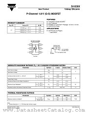 SI1039X datasheet pdf Vishay