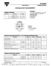 SI1406DH datasheet pdf Vishay