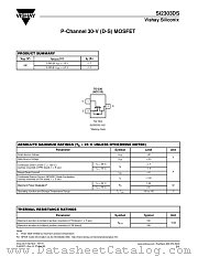 SI2303DS datasheet pdf Vishay