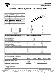SI6820DQ datasheet pdf Vishay