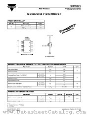 SI3458DV datasheet pdf Vishay
