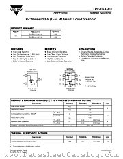 TP0205AD datasheet pdf Vishay