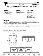 DG271B datasheet pdf Vishay