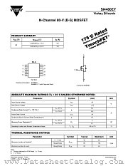 SI4480EY datasheet pdf Vishay
