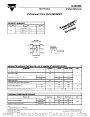 SI1403DL datasheet pdf Vishay
