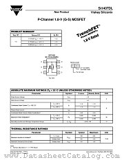 SI1407DL datasheet pdf Vishay
