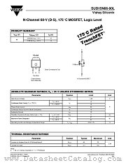 SUD15N06-90L datasheet pdf Vishay