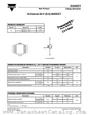 SI4426DY datasheet pdf Vishay