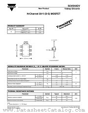 SI3454ADV datasheet pdf Vishay