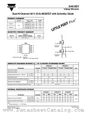 SI4816DY datasheet pdf Vishay