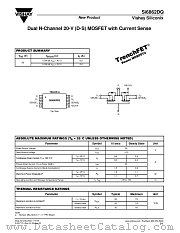 SI6862DQ datasheet pdf Vishay