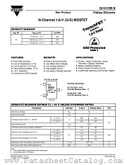 SI1012R datasheet pdf Vishay