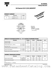 SI1400DL datasheet pdf Vishay