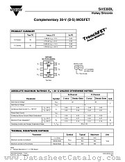 SI1539DL datasheet pdf Vishay