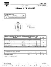 SI1906DL datasheet pdf Vishay