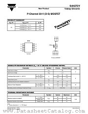 SI4427DY datasheet pdf Vishay