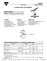 SI1021R datasheet pdf Vishay