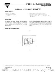 SUD35N05-26L-DS datasheet pdf Vishay