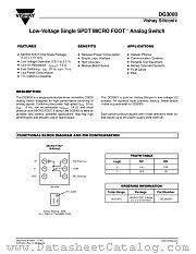 DG3000 datasheet pdf Vishay