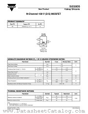SI2328DS datasheet pdf Vishay