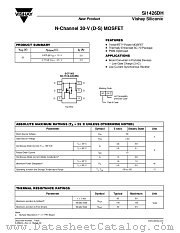 SI1426DH datasheet pdf Vishay